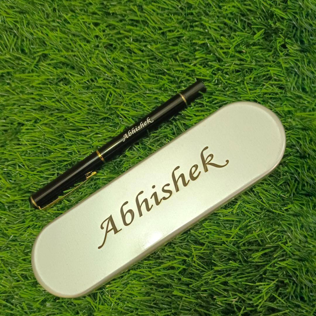 Personalized Roller Pens -Engraved Personnal Name/Slogan/Phone Number –  Ancolo office
