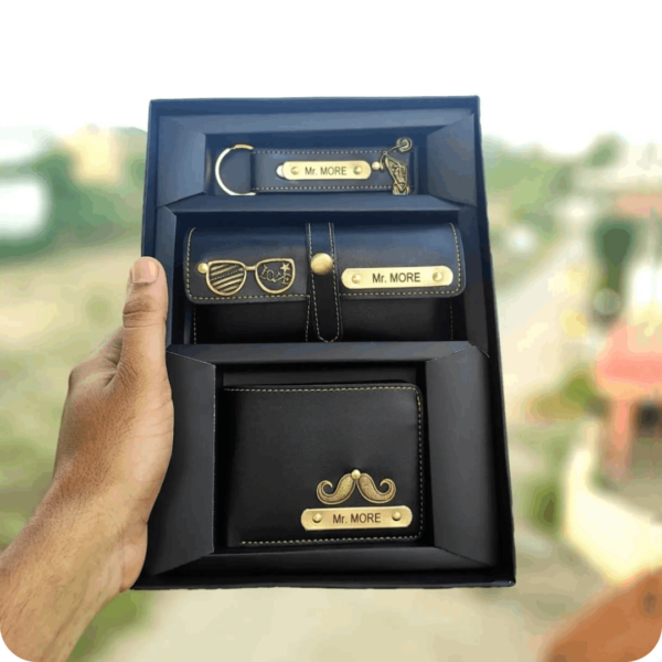 Buy Best Personalized Men's Leather Wallet Combo