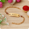 Buy Best Personalized Metal Rakhi with Name Engraved