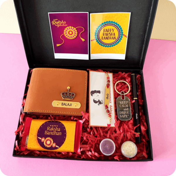 Buy Best Personalized Men's Raksha Bandhan Gift Combo
