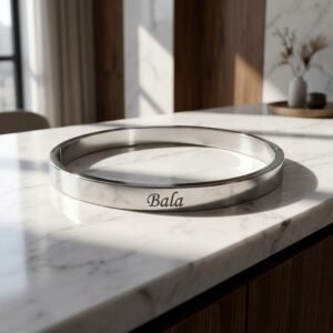 Personalized Lock Kada for Men architectural-luxury