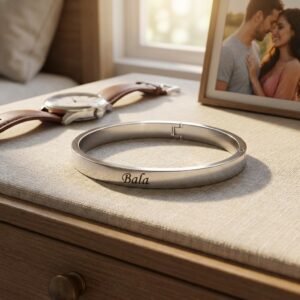 Personalized Lock Kada for Men morning-nostalgia