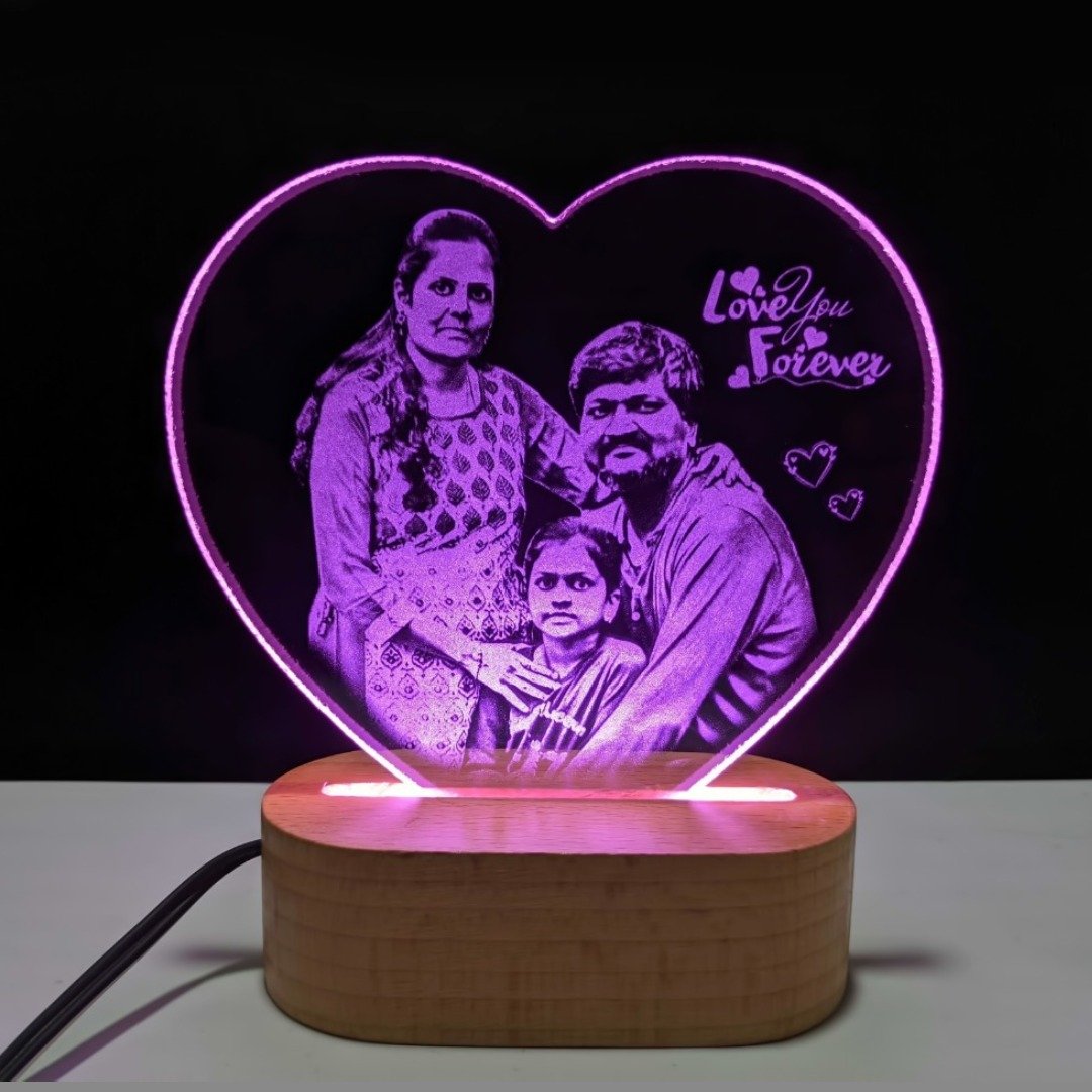 Buy Custom Photo led Light up Cross Decoration, Personalized Acrylic  Picture Night Lights Gifts for Dad Mom from Daughter Son Mother Day Father  Day Mom Dad Gifts for Men Wife Husband Women