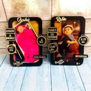 Personalized Baby Birthday Photo Frames