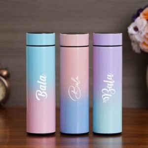 Personalized Multi color temperature flask