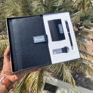 Customized Dairy, Wallet Holder, Keychain and Pen Corporate New year gift Combo