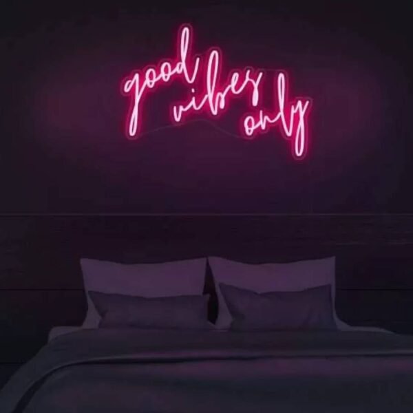 Good Vibes Only Neon Sign