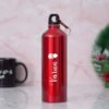 Custom Santa Theme water bottle