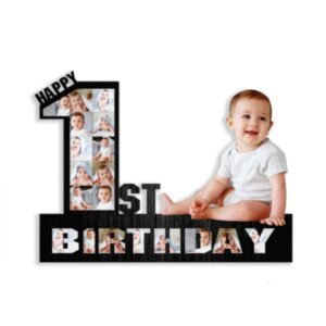 1st Birthday Table Top Customized with Baby pictures