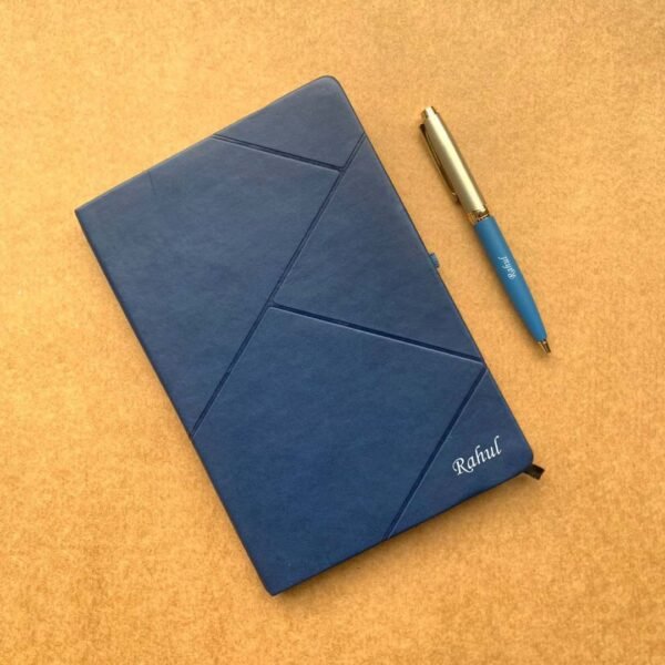 Personalized Leatherette Journal with Pen - Custom Engraved with Your Name - Image 3