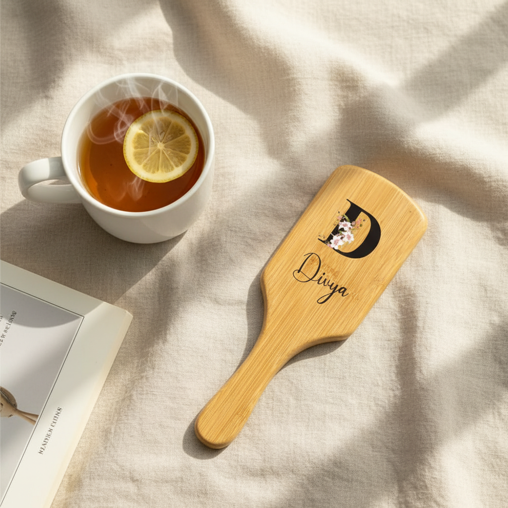 personalized_bamboo_floral_monogram_paddle_hairbrush_cozy_morning