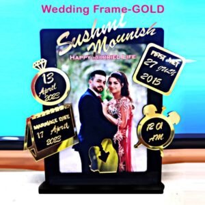 Personalized Acrylic Photo Frame for Couple - Ideal Birthday and Anniversary Gift