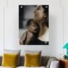 A photo acrylic sheet with a picture of a mother and her child, with the text “Personalized Photo Acrylic Sheet for Mothers Day - The Precious Gifts”.