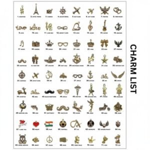 Elegant personalized wallet charm