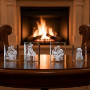 Personalized 3D engraved crystal