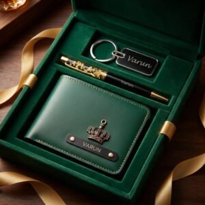 Personalized Executive Gift Set – Engraved Wallet, Custom Pen & Keychain Corporate & Birthday Gift for Men luxury-gift-box