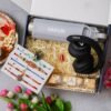 Personalized Raksha Bandhan Gift Set with Borosil Bottle, BOAT Headphones, Rakhi, Ferrero Rocher, and Roli Chawal Grey