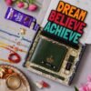 Personalized Raksha Bandhan Gift Set with Wallet, Motivational Table Top, Pen, Keychain, Rakhi, Chocolate, and Roli Chawal Dream Believe Achieve
