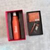 Corporate Gifting Combo – Customized Bottle, Wallet, Pen & Keychain with Logo