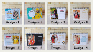 Customized table Top Calendar Designs