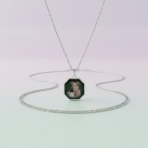 Magic Heat Reveal Photo Necklace