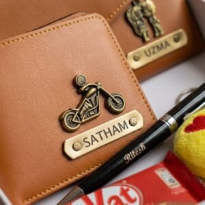 Personalized Anniversary Gift Hamper for Couple — close-up detail view showing personalisation and craftsmanship