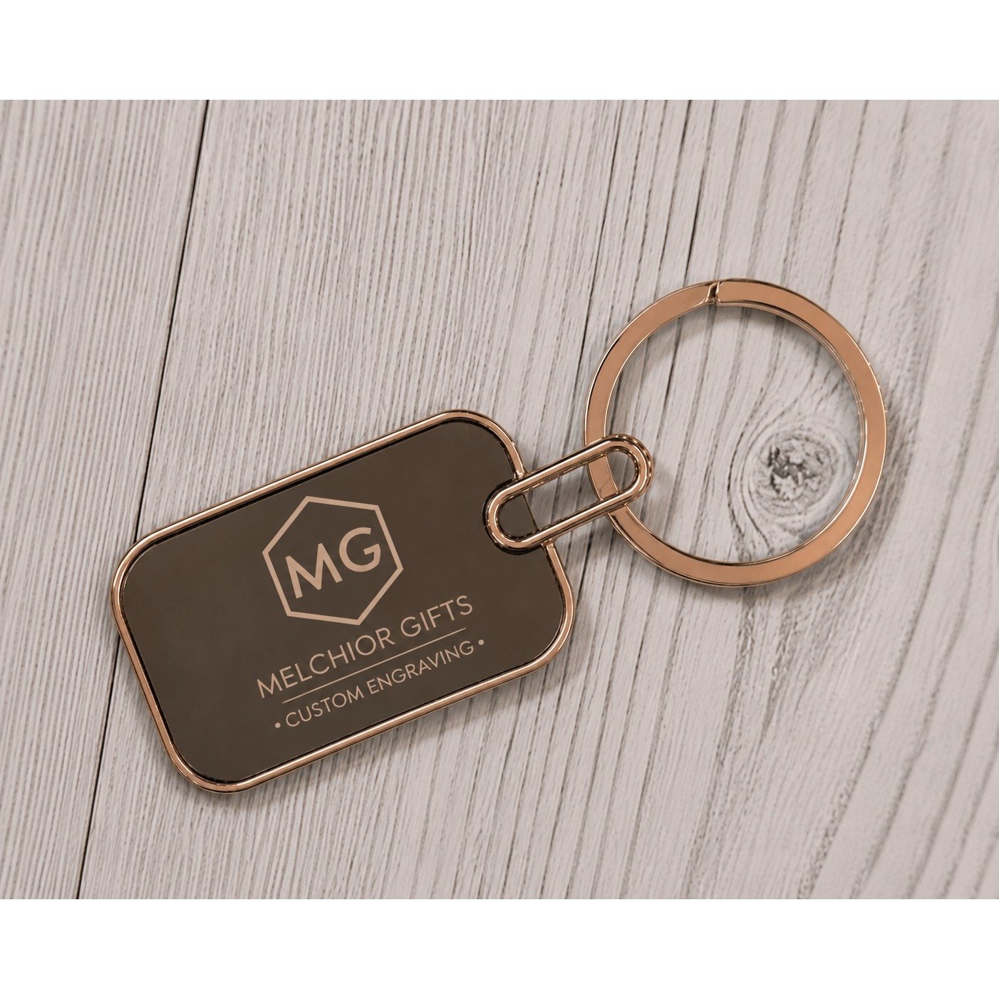 Personalised Metal Dog-Tag Keychain — Do