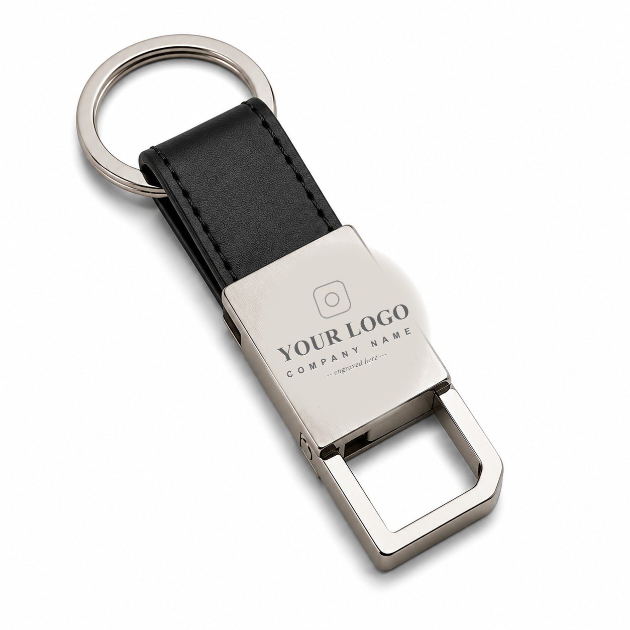 Engrave your own company logo — sample placeholder