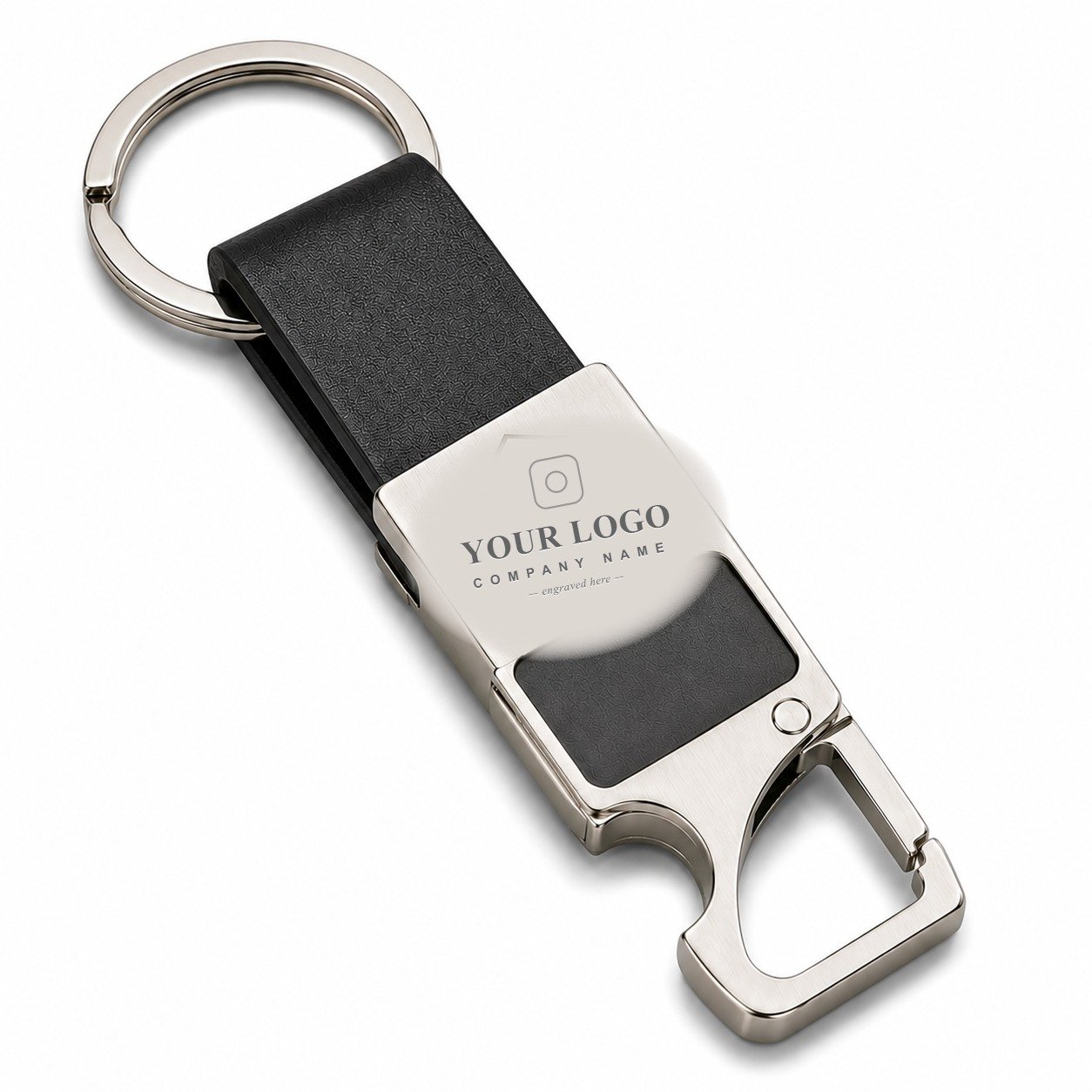 Engrave your own company logo — sample placeholder