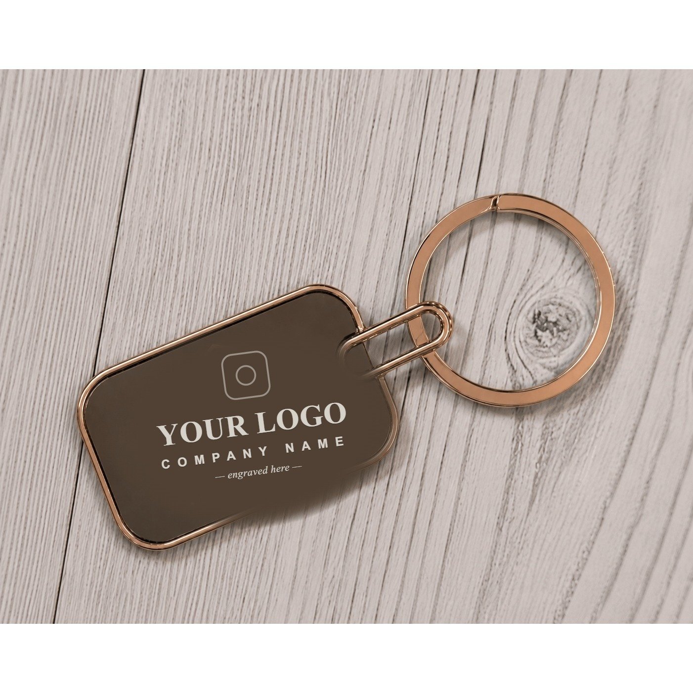 Engrave your own company logo — sample placeholder