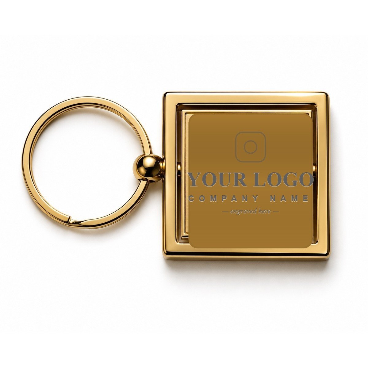 Engrave your own company logo — sample placeholder
