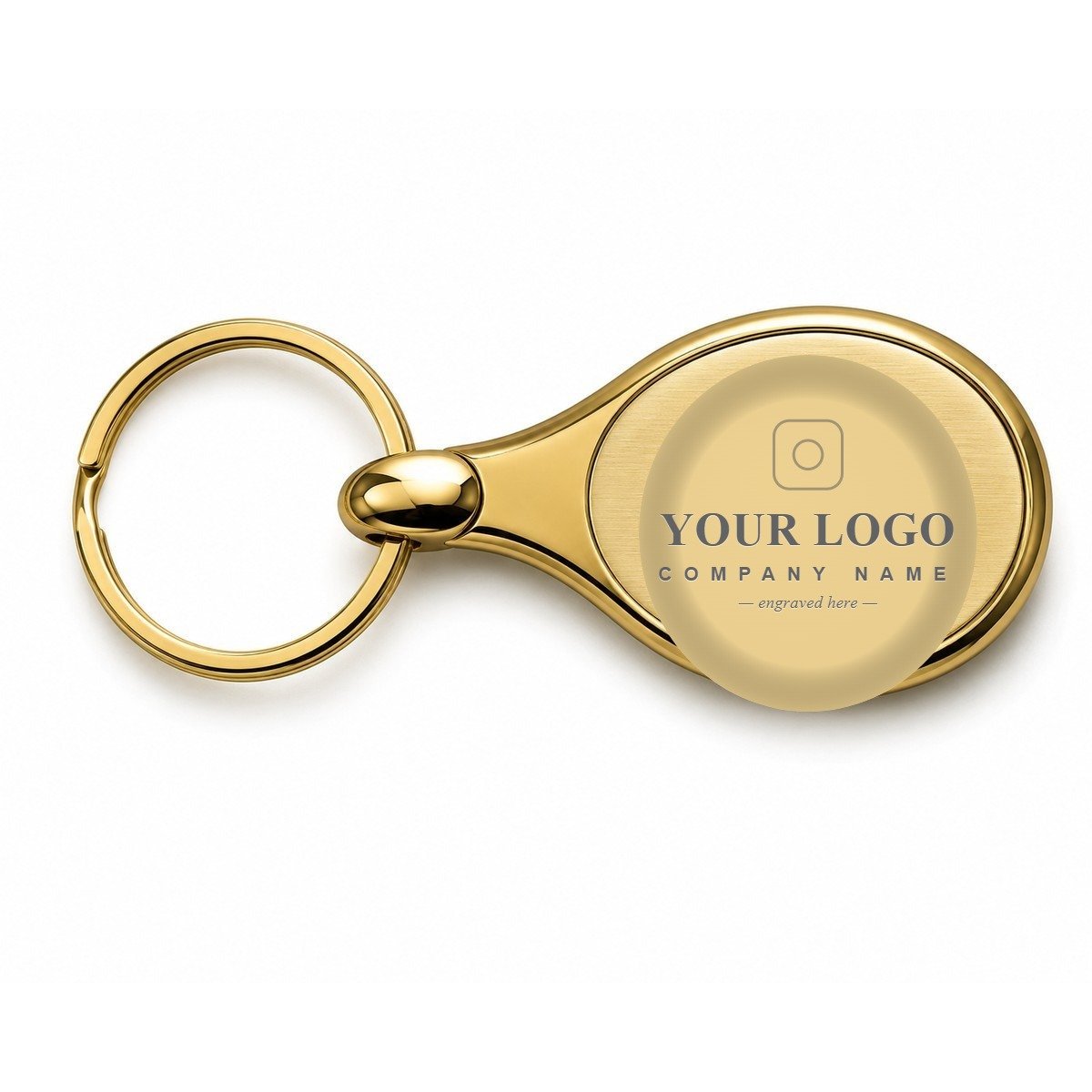 Engrave your own company logo — sample placeholder