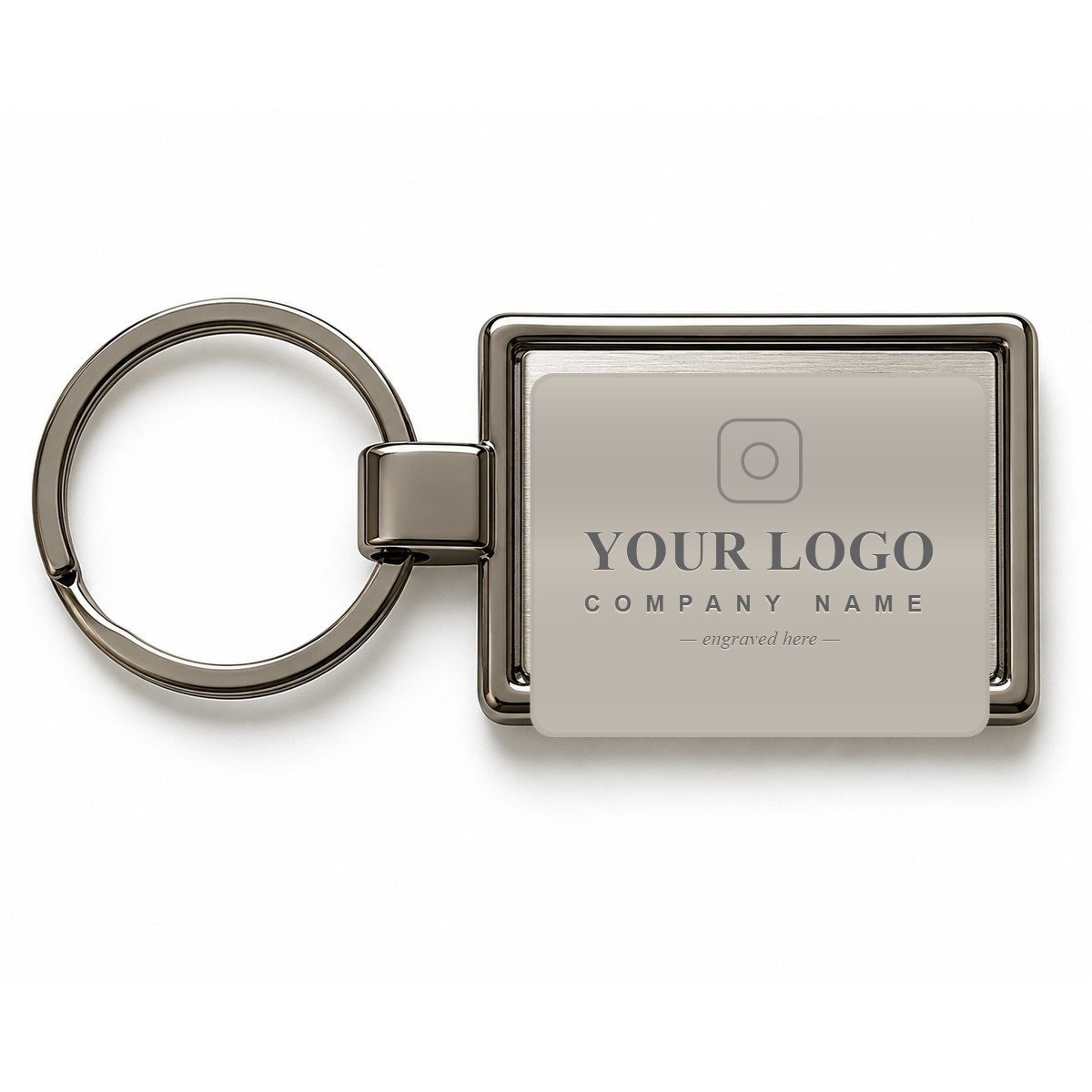 Engrave your own company logo — sample placeholder