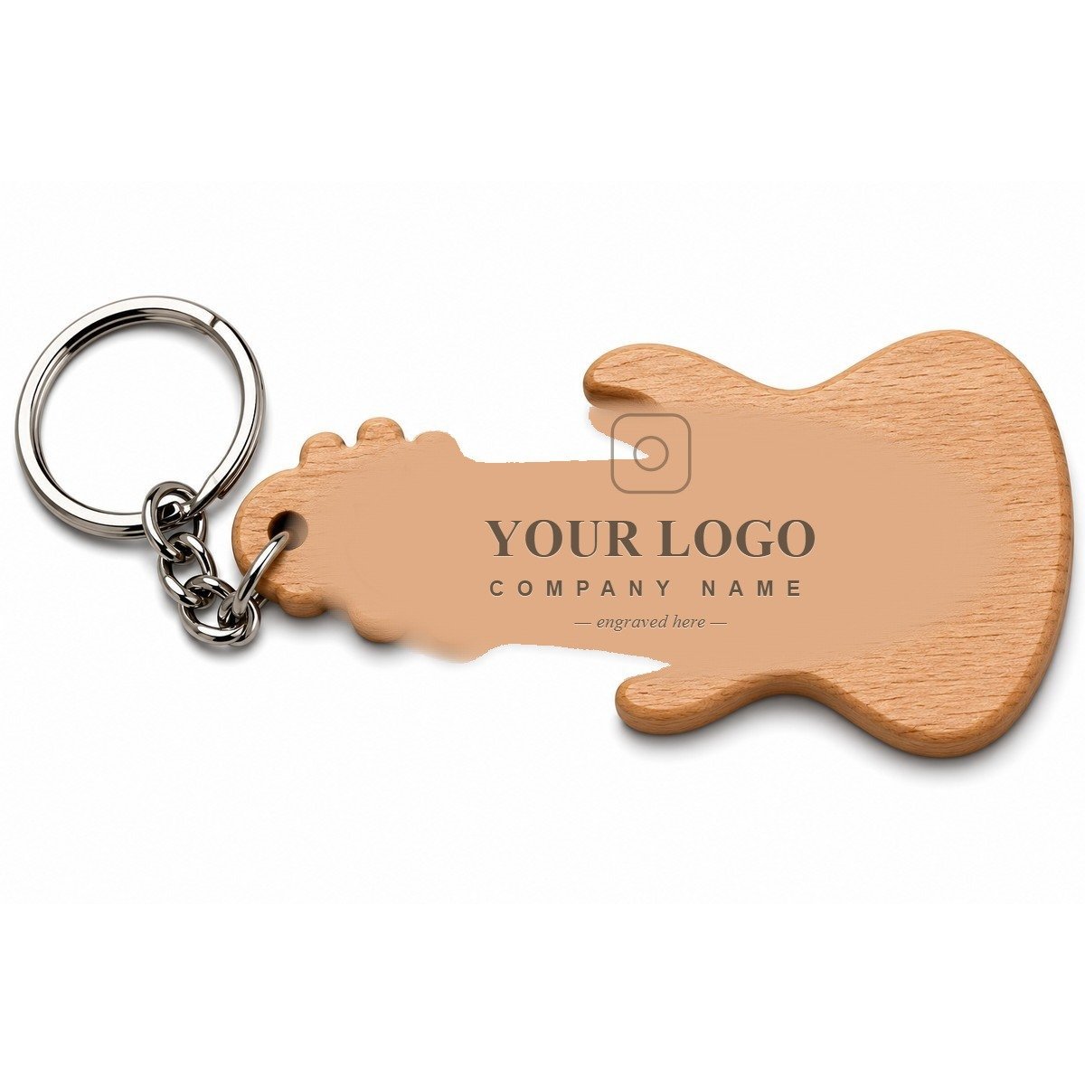 Engrave your own company logo — sample placeholder