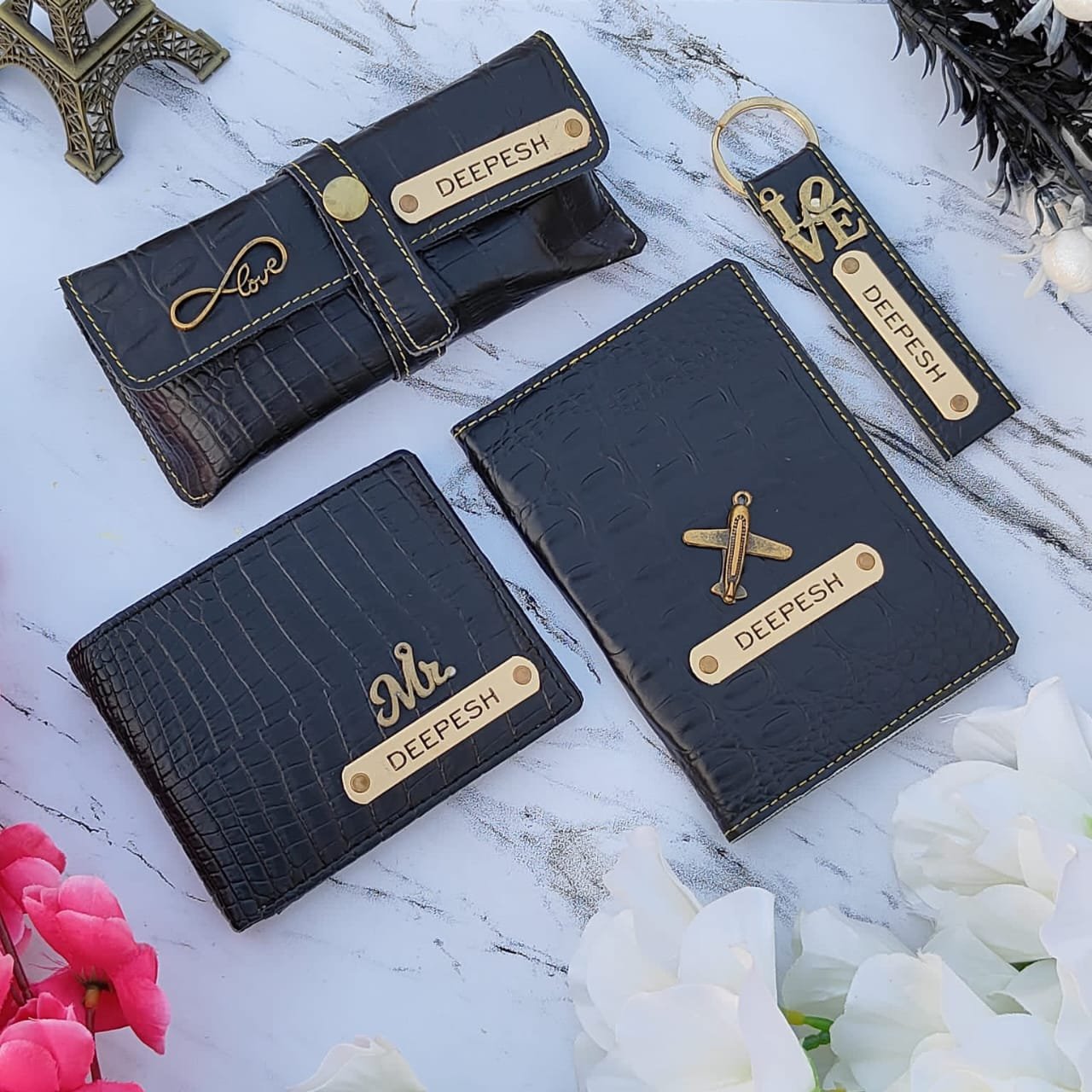 Personalised Crock 3.0 wallet 4 piece combo for men