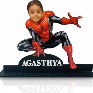 Personalized Spider-Man Caricature Table Top | Birthday Anniversary Wedding Gift for Husband Boyfriend Brother