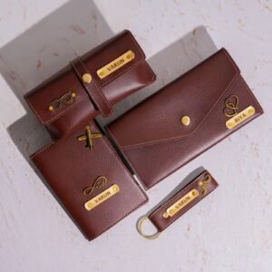 Personalised Nexon ladies leather wallet combo for her