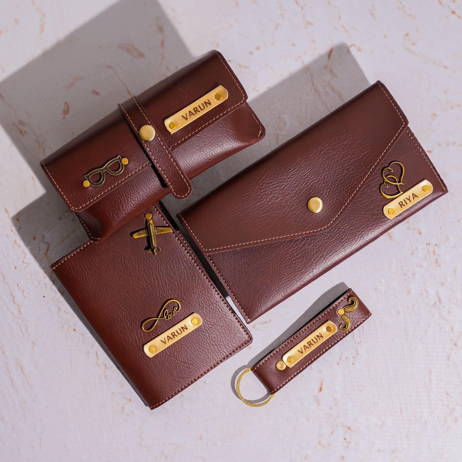 Personalised Nexon ladies leather wallet combo for her