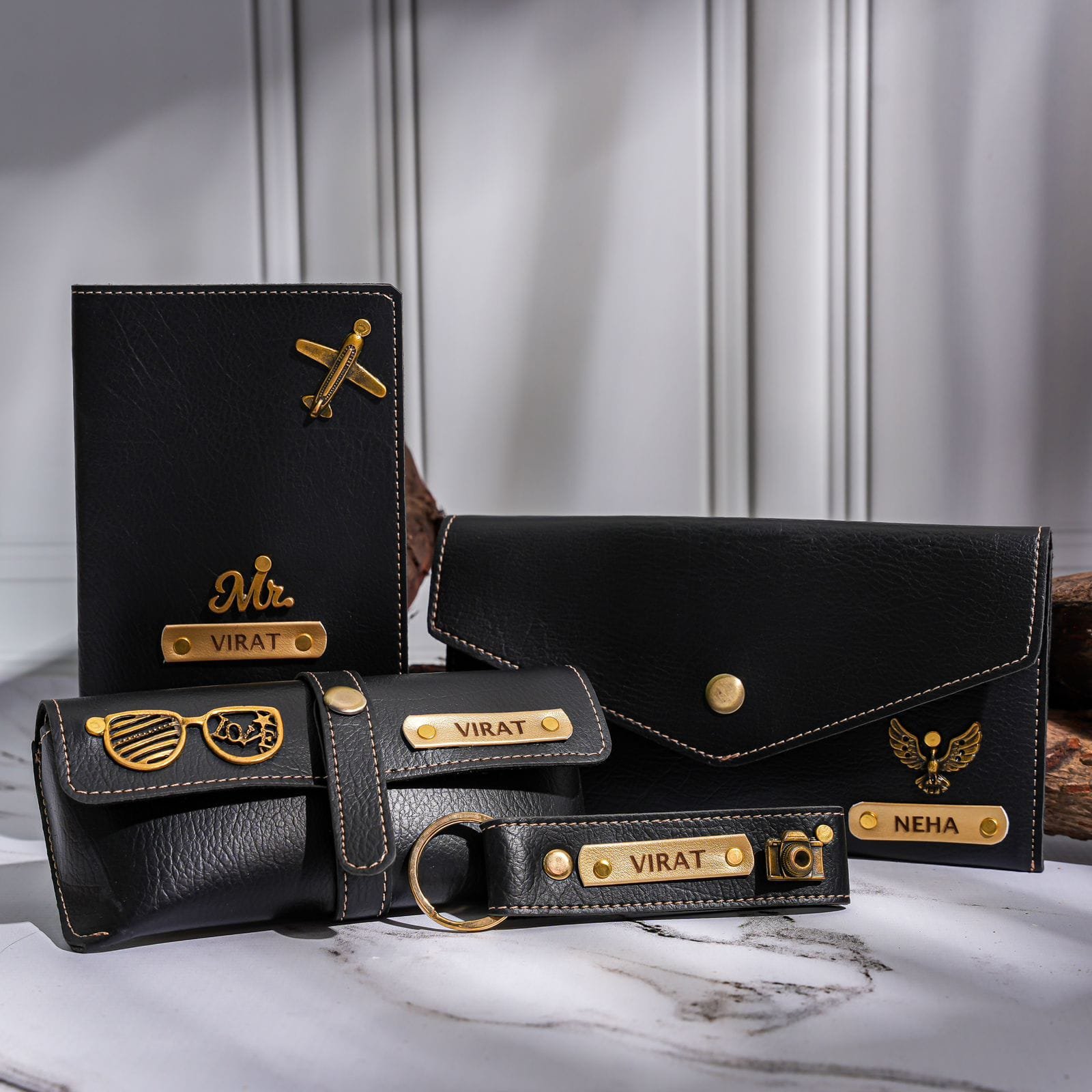 Personalised Nexon ladies leather wallet combo for her