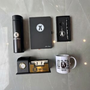 Personalised Advocate Gift Combo – Diary, Pen, Bottle, Keychain & Sunglasses — gift-ready presentation suitable for special occasions