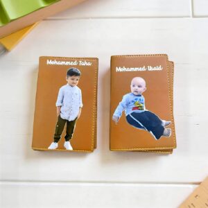 personalised artistic photo passport holder name personalised gift combo