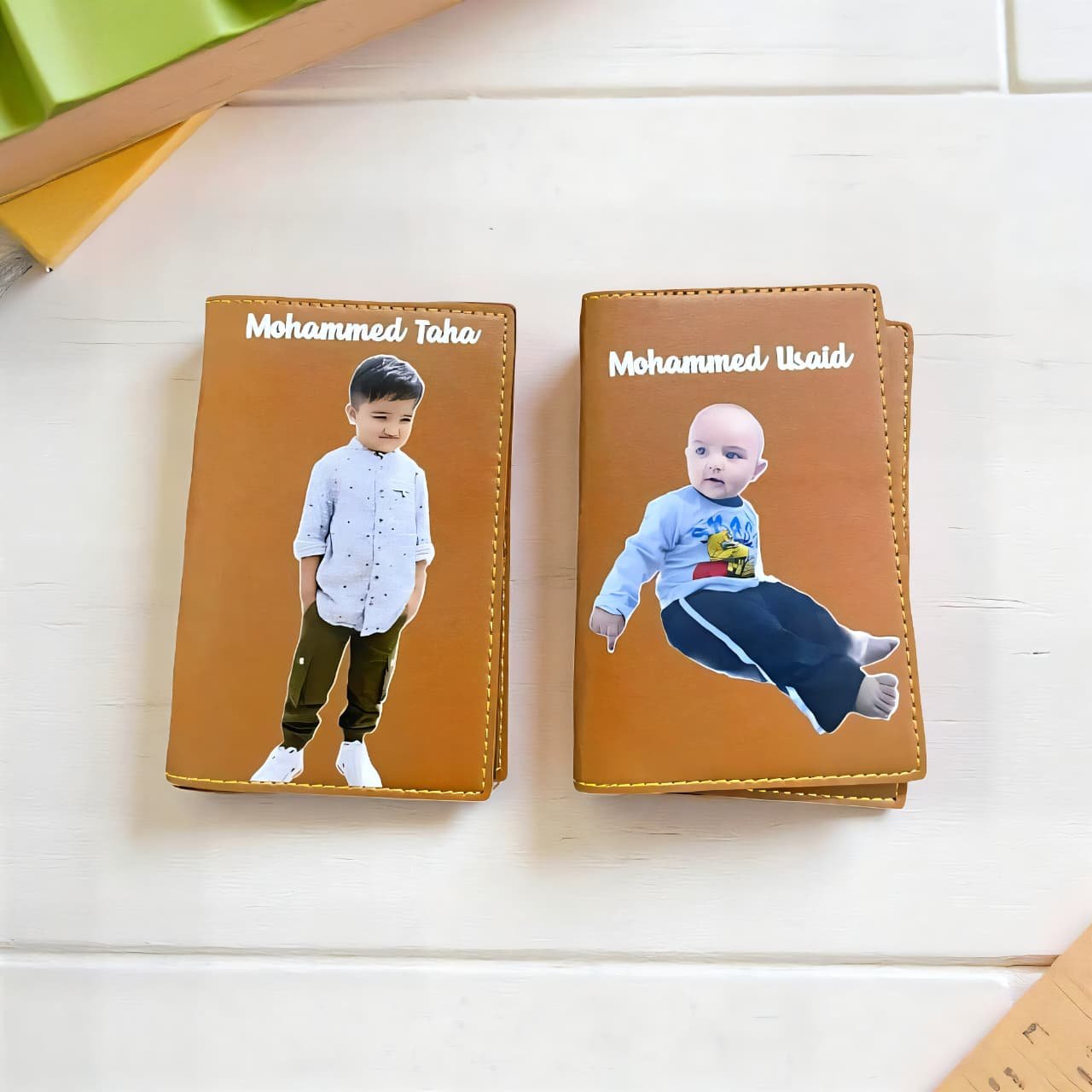 personalised artistic photo passport holder name personalised gift combo