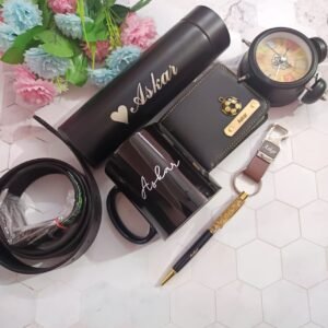 personalised black magic mug temperature bottle pen watch combo personalised gift combo