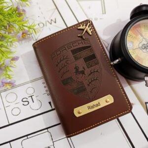 personalised caricature sketch passport holder name personalised gift combo