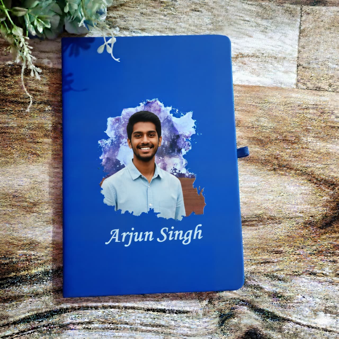 personalised colour photo diary name personalised gift combo