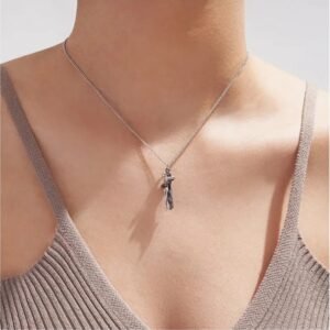 Personalised Hug Pendant Necklace with Name