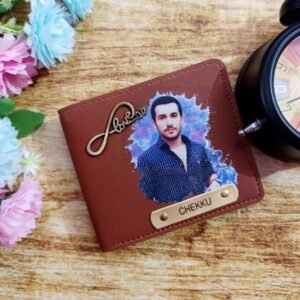 personalised imported colour photo wallet name personalised gift combo