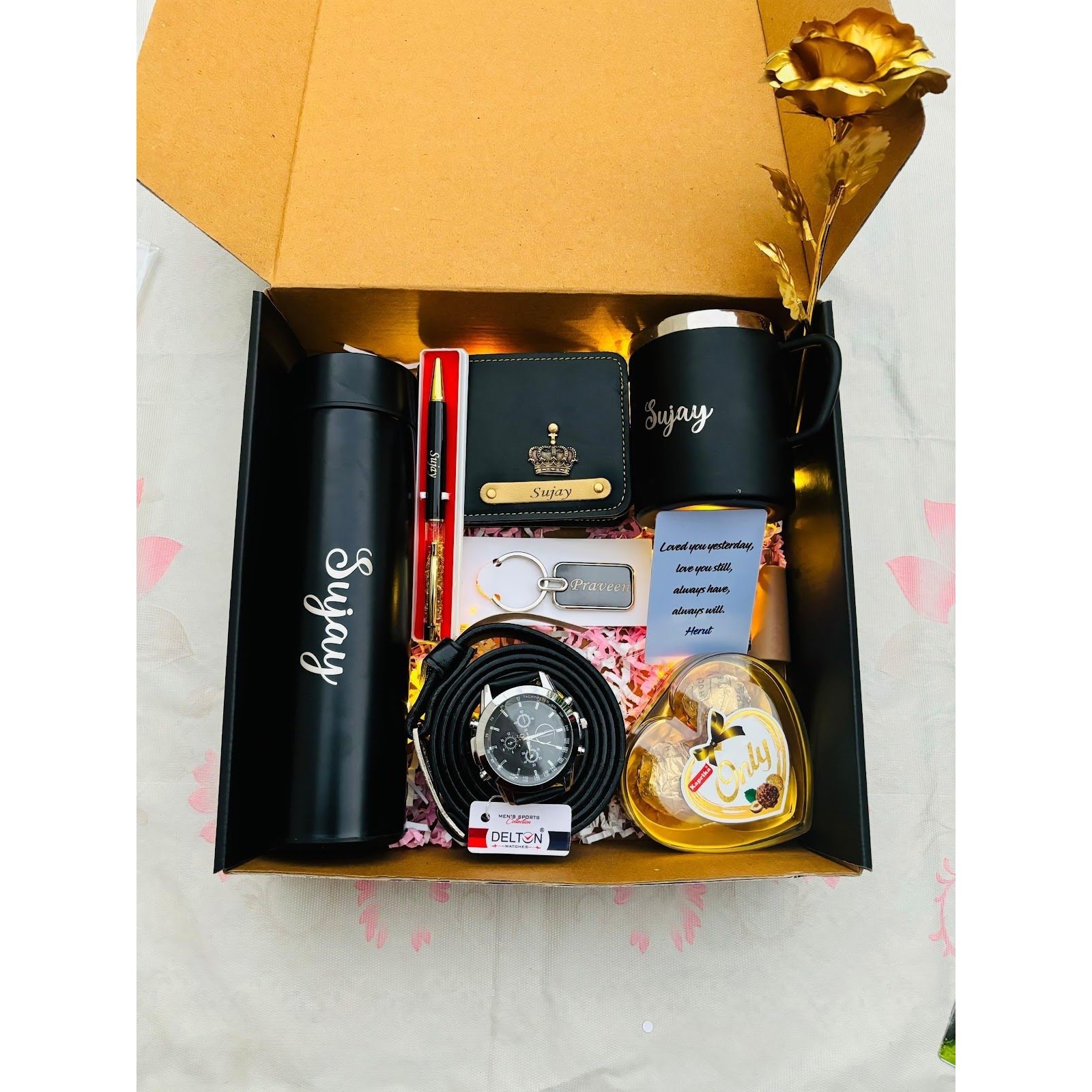 Personalised Men's Bottle, Perfume, Wall