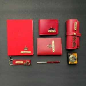 Personalised Men's Diary, Antique Watch, Pen & Card Holder Combo — gift-ready presentation suitable for special occasions