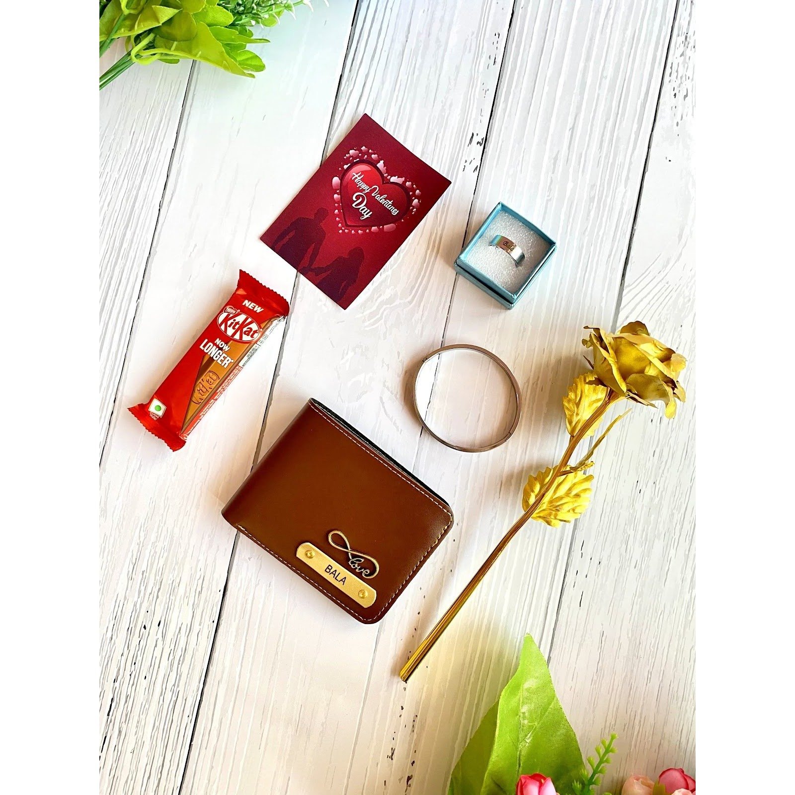 Personalised Men's Wallet, Watch, Keycha